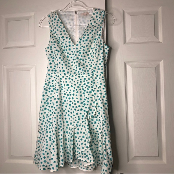 rebecca taylor emerald daisy wrap dress